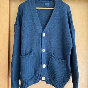 No 16 Deep ocean cardigan